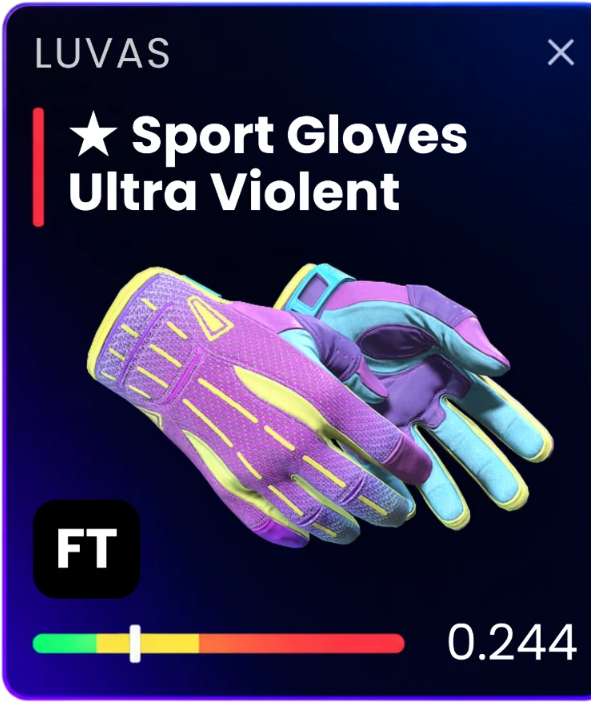 Sport Gloves | Ultra Violent na Steam