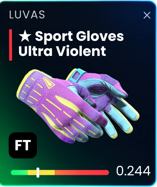 Sport Gloves | Ultra Violent com o Rossetto